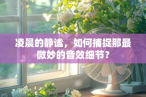 凌晨的静谧，如何捕捉那最微妙的音效细节？