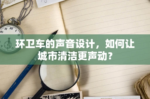 环卫车的声音设计，如何让城市清洁更声动？