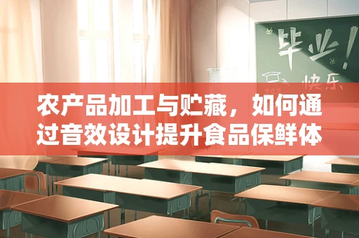 农产品加工与贮藏，如何通过音效设计提升食品保鲜体验？