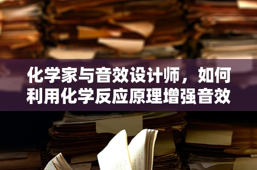 化学家与音效设计师，如何利用化学反应原理增强音效体验？