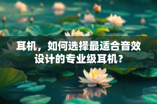 耳机，如何选择最适合音效设计的专业级耳机？