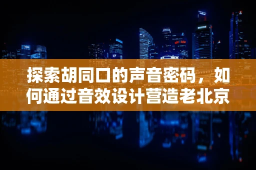 探索胡同口的声音密码，如何通过音效设计营造老北京的韵味？