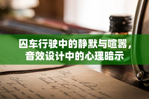 囚车行驶中的静默与喧嚣，音效设计中的心理暗示