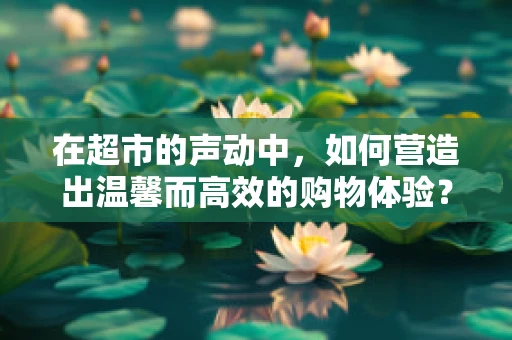 在超市的声动中，如何营造出温馨而高效的购物体验？