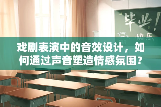戏剧表演中的音效设计，如何通过声音塑造情感氛围？