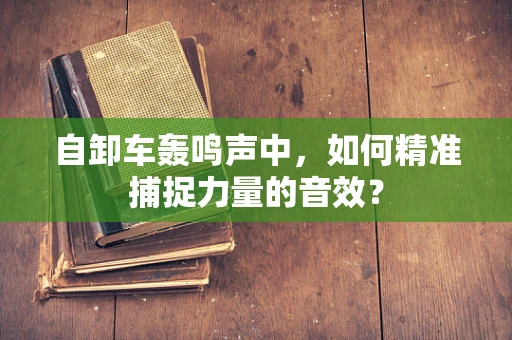 自卸车轰鸣声中，如何精准捕捉力量的音效？