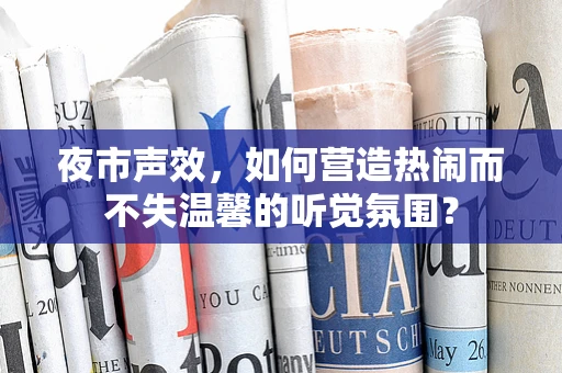 夜市声效，如何营造热闹而不失温馨的听觉氛围？