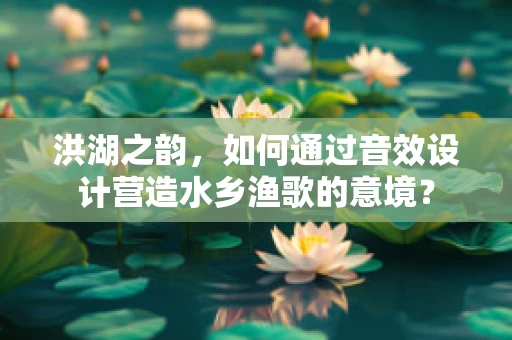 洪湖之韵，如何通过音效设计营造水乡渔歌的意境？