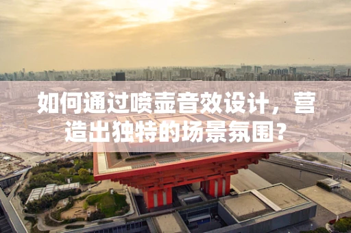 如何通过喷壶音效设计，营造出独特的场景氛围？