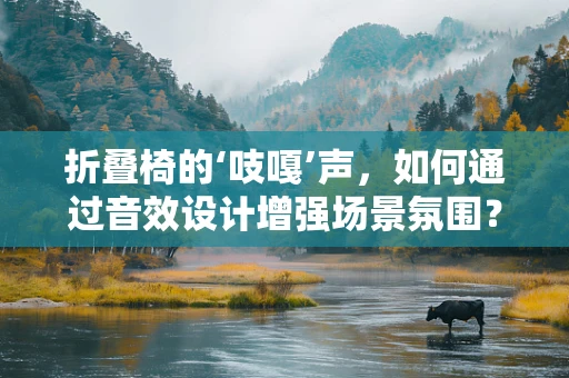 折叠椅的‘吱嘎’声，如何通过音效设计增强场景氛围？