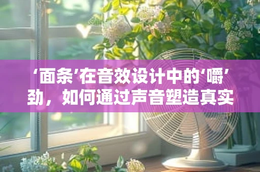 ‘面条’在音效设计中的‘嚼’劲，如何通过声音塑造真实感？