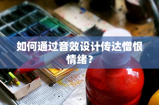 如何通过音效设计传达憎恨情绪？