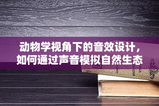 动物学视角下的音效设计，如何通过声音模拟自然生态？