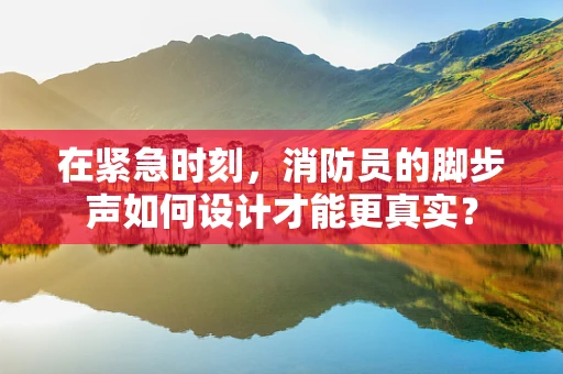 在紧急时刻，消防员的脚步声如何设计才能更真实？