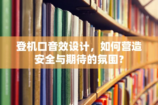 登机口音效设计，如何营造安全与期待的氛围？