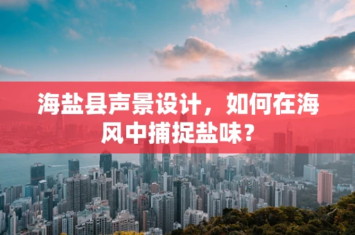 海盐县声景设计，如何在海风中捕捉盐味？