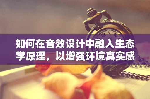 如何在音效设计中融入生态学原理，以增强环境真实感？