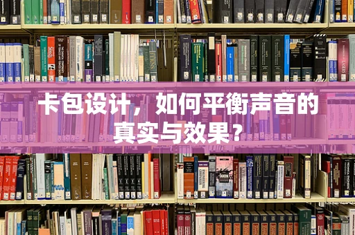 卡包设计，如何平衡声音的真实与效果？