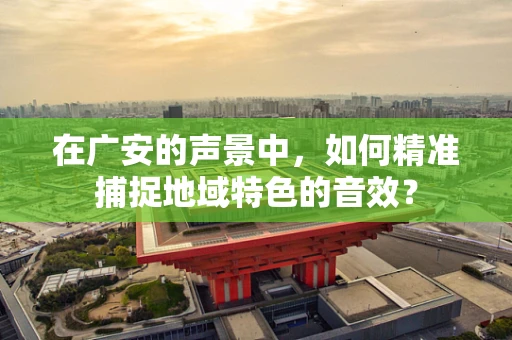 在广安的声景中，如何精准捕捉地域特色的音效？