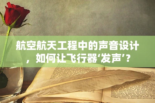 航空航天工程中的声音设计，如何让飞行器‘发声’？