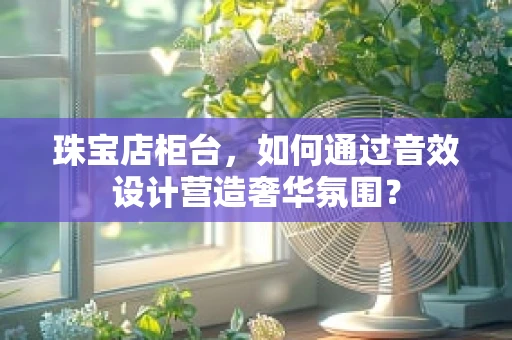珠宝店柜台，如何通过音效设计营造奢华氛围？