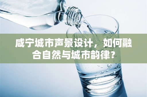 咸宁城市声景设计，如何融合自然与城市韵律？
