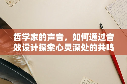 哲学家的声音，如何通过音效设计探索心灵深处的共鸣？