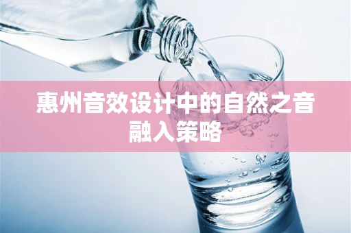 惠州音效设计中的自然之音融入策略