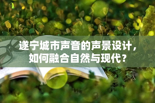 遂宁城市声音的声景设计，如何融合自然与现代？