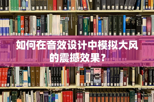 如何在音效设计中模拟大风的震撼效果？