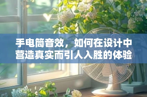 手电筒音效，如何在设计中营造真实而引人入胜的体验？