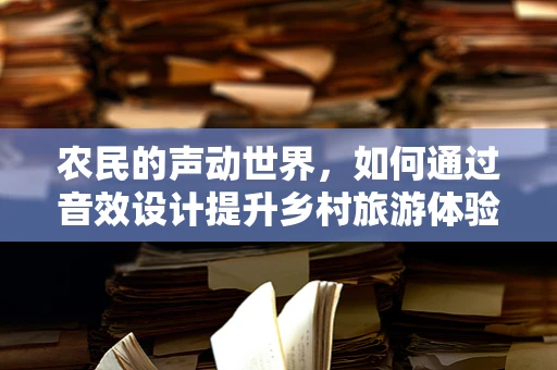 农民的声动世界，如何通过音效设计提升乡村旅游体验？