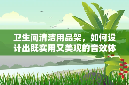 卫生间清洁用品架，如何设计出既实用又美观的音效体验？