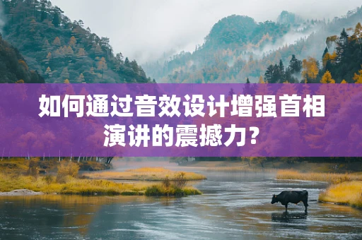 如何通过音效设计增强首相演讲的震撼力？