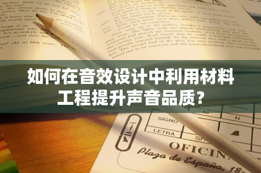 如何在音效设计中利用材料工程提升声音品质？