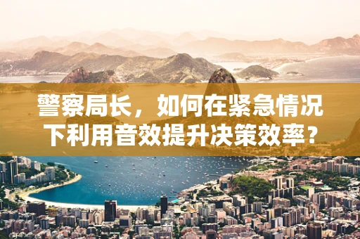 警察局长，如何在紧急情况下利用音效提升决策效率？