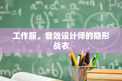 工作服，音效设计师的隐形战衣