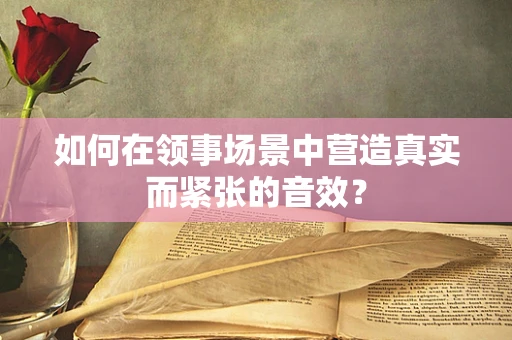 如何在领事场景中营造真实而紧张的音效？