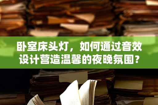 卧室床头灯，如何通过音效设计营造温馨的夜晚氛围？