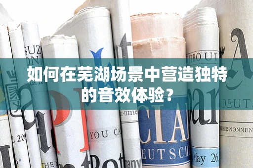 如何在芜湖场景中营造独特的音效体验？