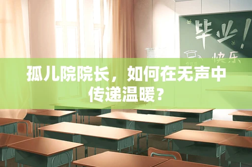 孤儿院院长，如何在无声中传递温暖？
