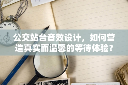 公交站台音效设计，如何营造真实而温馨的等待体验？