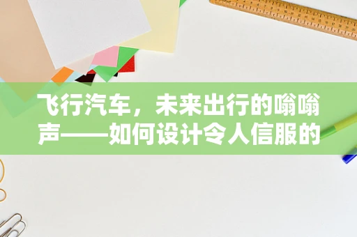 飞行汽车，未来出行的嗡嗡声——如何设计令人信服的声音效果？