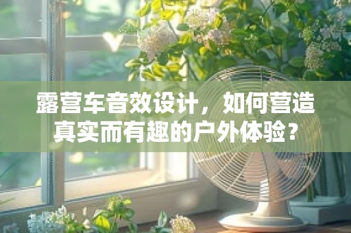 露营车音效设计，如何营造真实而有趣的户外体验？