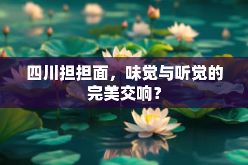 四川担担面，味觉与听觉的完美交响？