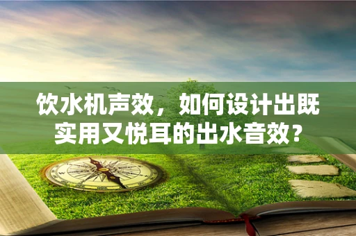 饮水机声效，如何设计出既实用又悦耳的出水音效？