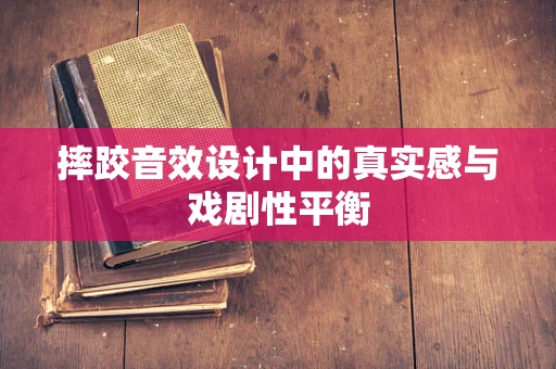 摔跤音效设计中的真实感与戏剧性平衡