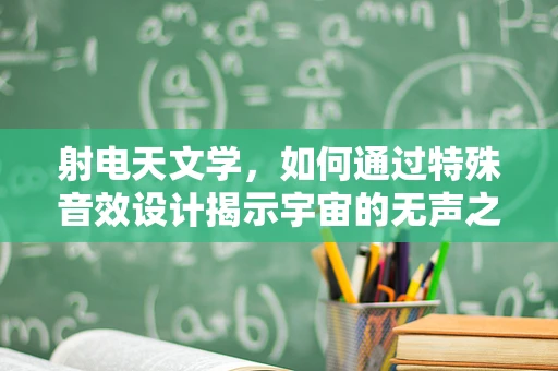 射电天文学，如何通过特殊音效设计揭示宇宙的无声之声？