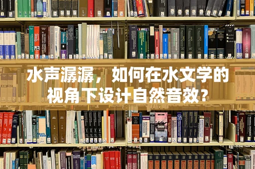 水声潺潺，如何在水文学的视角下设计自然音效？