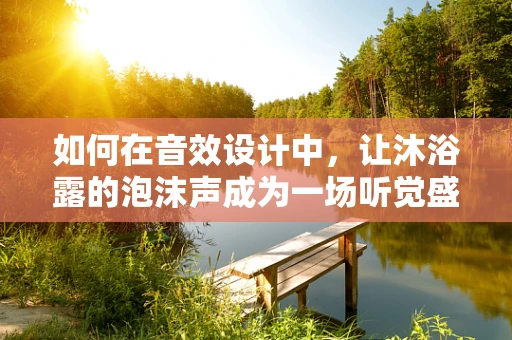 如何在音效设计中，让沐浴露的泡沫声成为一场听觉盛宴？